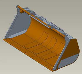 L55 Loader with 3.6mÃÂ³ bucket configuration