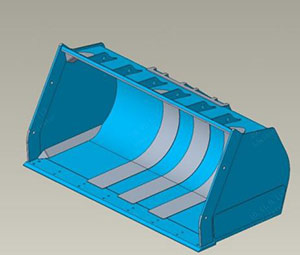 L55 Loader with 4.5mÃÂ³ bucket configuration